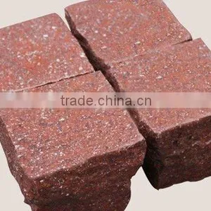 Red Porphyre Granite Cube Red Porphyre thumbnail-1