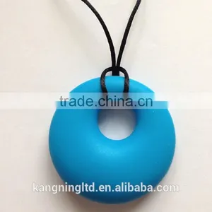 Silicone Baby Teething Necklace&Silicone Autism Chewing Sensory Pendant&Silicone Baby Chewing Necklaces thumbnail-3