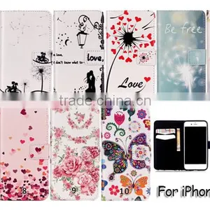 PU Leather Embossing Craft Cell Phone Case, Wholesale Leather Flip Case for IPhone6 6S thumbnail-6