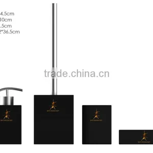 White Marble Bathroom Accessories Set Bathroom Accessory thumbnail-5