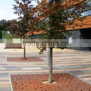 FO-9T03 Square Corten Steel Tree Perforated Strainer, Tree Pool Cover thumbnail-3