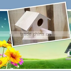 Rural Bird's Nest Bird Houses Wooden Samll House thumbnail-1