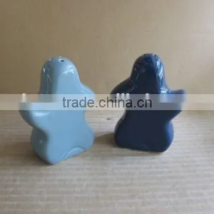 Cartoon Figure Ceramic Salt and Pepper Shaker thumbnail-1