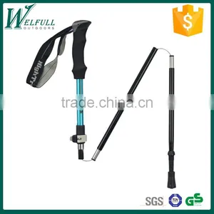 Foldable Trekking Stick,, External Lock, SZ15513F thumbnail-1
