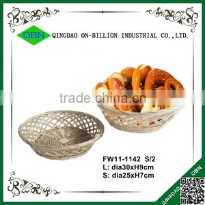 Hot Sale Handicraft Wicker Bread Tray thumbnail-1