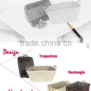 High Quality Large Wholesale Handmade Cheap Corn Husk Storage Baskets thumbnail-5