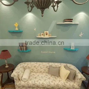 Lovely Design Cloud Shape Floating Shelves Small Adjustable Wall Mounted Shelving for Home Decor thumbnail-4