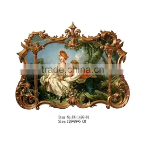 Baroque Decorative Caved Framed Mirror FA-149P-02 thumbnail-2