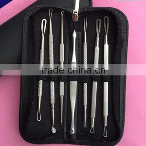 Lackhead Remover Pimple Acne Extractor Tool Best Comedone Removal Kit 7 High Quality Skincare Tools With Case. For Blemish, Wh thumbnail-1