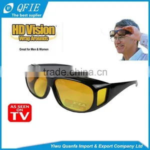 As Seen on TV HD Night Vision Wraparounds Sunglasses Fit Over Your Prescription Glasses thumbnail-2