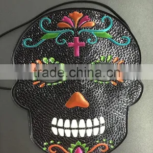 2016 Trending Products Day Of The Dead Fancy Items Party Mask By Pu Leather Fabri thumbnail-4