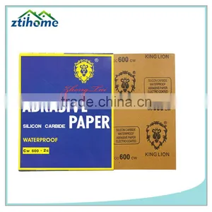 230mmx280mm 60~1200 Grit Silicon Carbide Black Abrasvie Sandpaper thumbnail-1