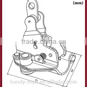 623-78 Safety Accessory ZINC PLATED ROPE GRAB thumbnail-2