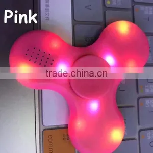 2017 Hot Tri Fidget LED Hand Spinner With Wireless Bluetooth Speaker Stress Reducer thumbnail-5