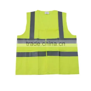 Printed Safety Warning Vest Hi Vis Reflection Vest thumbnail-5