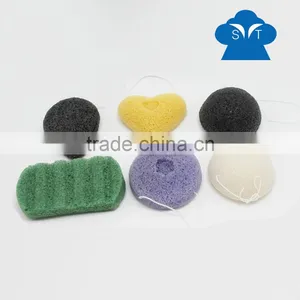HOT Colorful Makeup 100% Natural Konjac Sponge thumbnail-4