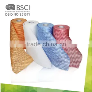 Cheap Good Quality Big Spunlace Nonwoven Fabric Rolls Disposable Restaurant Washable Dish Cloths thumbnail-3