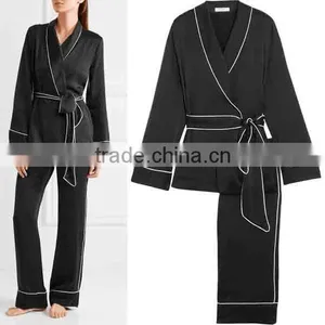 Cheap Family Wholesale Fleece Pajama Set for Adult Women Fashion Long Sleeve Sleepwear Pyjams thumbnail-1