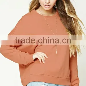 Custom Crewneck Sweatshirt Oversized Sublimation Spring Pullover Sweatshirt Without Hood For Young Ladies College thumbnail-2