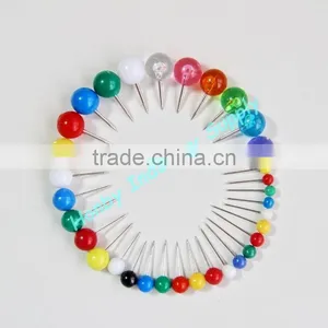 Assorted Color Round Head Map Pins Ball Head Push Pins thumbnail-1