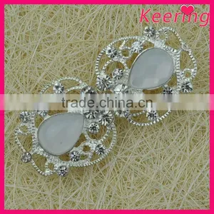 Fashionable Wholesale Rhinestone Metal Button WBK-1505 thumbnail-3
