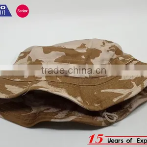 Camo Bucket Hat With String thumbnail-1