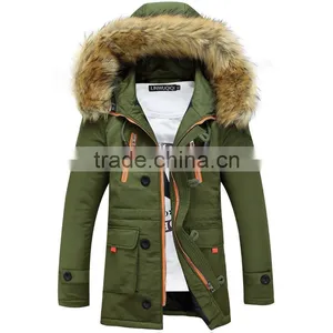 Custom Super Warm Windproof Jacket Unisex Parka Cotton Padded Winter Jacket thumbnail-4