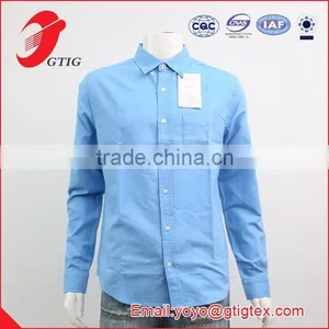 Men's Soid Color Casual Shirt thumbnail-1