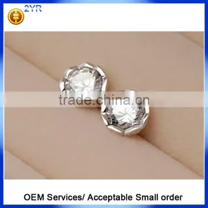 Women Stud Earrings, Cheap Earrings Made in China, Hollow Out Flowers Stud Earrings thumbnail-3