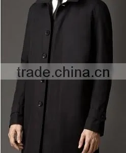 2014 Men Coat Double-breasted Back Vent Color Black thumbnail-1
