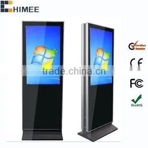 42inch Double Sided Floor Standing Lcd Display Media pc thumbnail-1