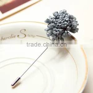 Zm53219a Fashion Fabric Flower Brooches for Man thumbnail-4