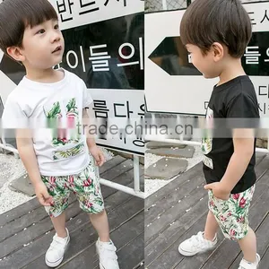 Zm35671a 2017 New Pattern Boys Boutique Clothing Set Wholesale thumbnail-6