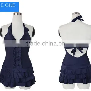 Wholesale Custom Design Your Own Women One-piece Swimsuit thumbnail-2