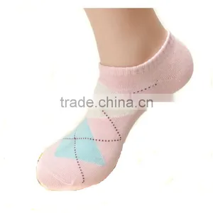 Cute Love Women Socks 1lot =20pairs Solid Candy Color Sweet Ship Boat Short Sock,Spring&AutumnThin Ankle Invisible Socks For Gir thumbnail-1