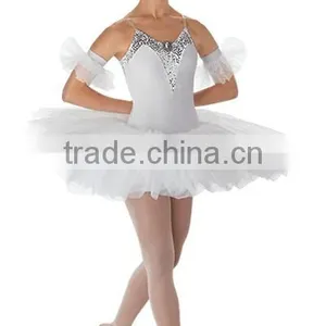Belly Dance Wrap Skirt,salsa Dresses for Woman,white Queen Costume thumbnail-1