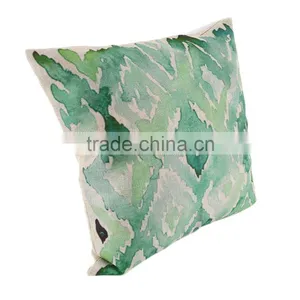 9 Types High Quality Beautiful Tropical Plants Floral Printed Cotton Linen Pillow Cover Home Chair Cushion Decorative Cover thumbnail-6