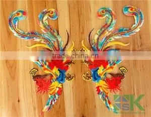 DIY Pathches Phoenix Sew on Iron On Patches For Clothing Garment Felt Badge Appliques DIY Accessory thumbnail-4