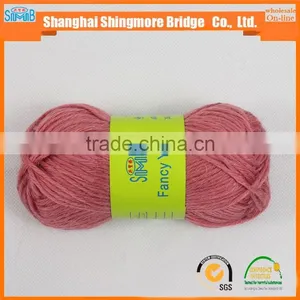 Knitted Yarn China Supplier Cheapest Wholesale Oeko Tex Alpaca Wool Knitting Yarn With Free Samples thumbnail-2