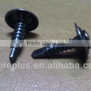 Made in Taiwan Steel Stainless Steel Copper TRIM OVAL HEAD PHIL WITH SPECIAL WASHERSELF DRILLING SCREW thumbnail-1