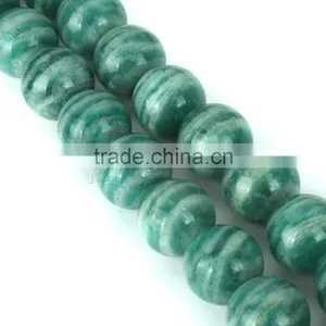 Natural Round Real Amazonite Stone Beads thumbnail-5