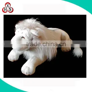 Factory Wholesale Customized Stuffed Animal White Lion Plush Toy thumbnail-1
