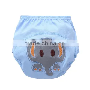 Lovely Elephant Style 3 Layers Waterproof High Quality Baby Cloth Diaper thumbnail-1