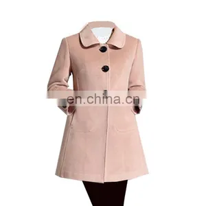 2017 The Latest Korean Deign Women Winter Coat With 100% Wool thumbnail-1
