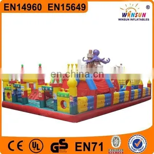 Giant Octopus Fun City Inflatable Theme Amusement Park thumbnail-3