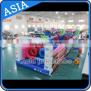 Inflatable Challenge Course Run For Events / Inflatable 5K Race With Slide For Kids thumbnail-3