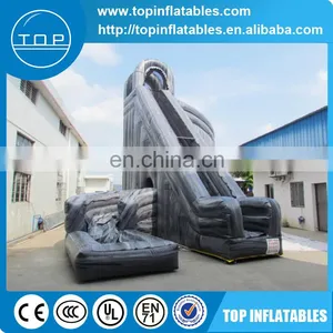 Factory Supply Giant Gray Tattoo Inflatable Water Slide for Adult and Kids thumbnail-2