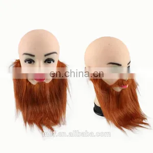 Costume Ball Party Fake Brown Mustache Big Plush Beard MCH-2437 thumbnail-1