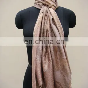 Silk Jacquard Shawls thumbnail-1