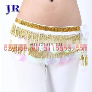 Indian Big Sequins Tassel Belly Dance Beaded Belt for Competition Y-2024# thumbnail-3